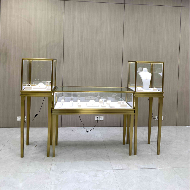 Gabinete de visualización de vidrio cerrable