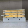 Gabinete de exhibición de pan lacado blanco