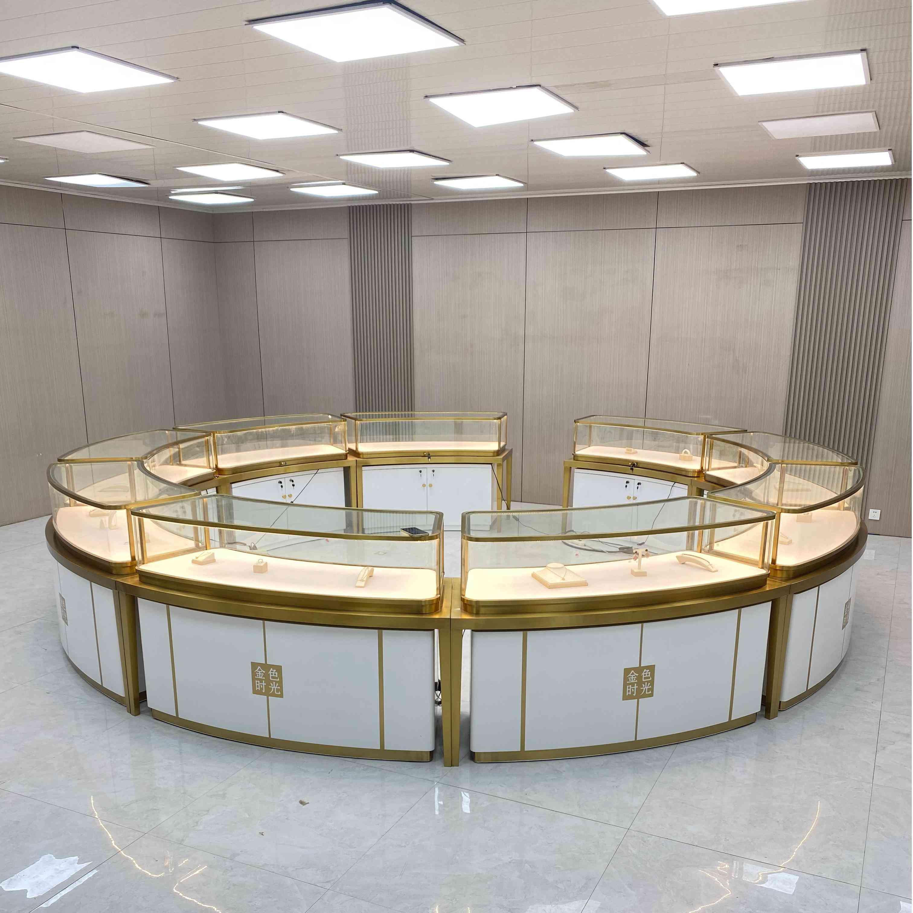 Gabinete de exhibición de joyas de centro comercial