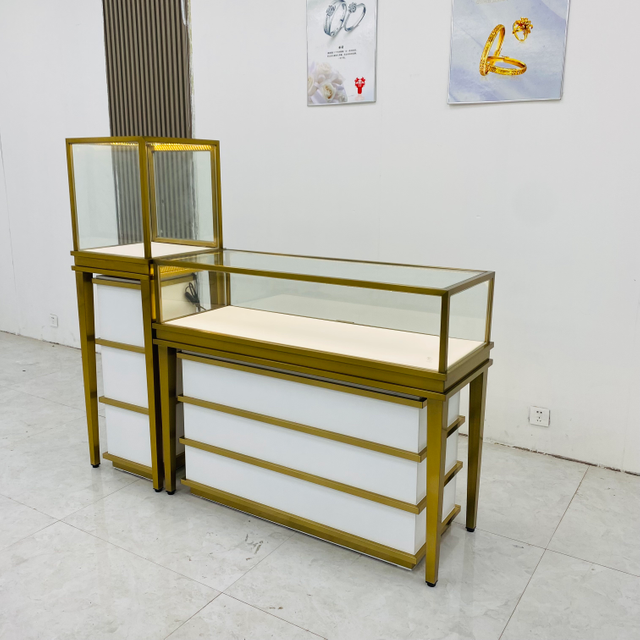 Gabinete de visualización de vidrio personalizado