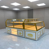 Gabinete de exhibición de pan rectangular de la isla