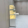 Gabinete de exhibición de pan lacado blanco