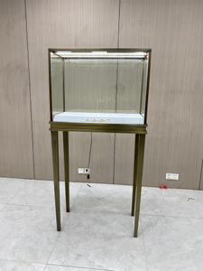 Gabinete de exhibición de joyas de bronce