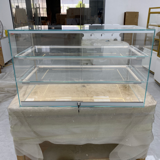 Gabinete de exhibición de pan de vidrio