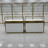Gabinete de exhibición de joyería en forma de ventilador