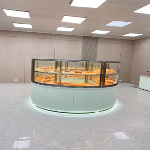 Gabinete de exhibición de pan redondo