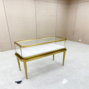 Gabinete de exhibición de joyería de marco bajo titanio