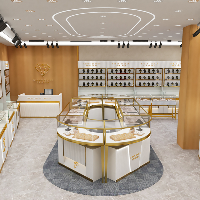Luxury Ethan Jordan Jewelry Store: donde exquisitas exhibiciones se encuentran con joyas finas