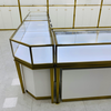 Gabinete de exhibición de joyería de juego de oro titanium