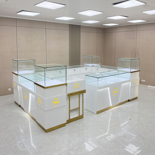 Gabinete de exhibición de joyas de centro comercial