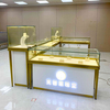 Gabinete de exhibición de joyería de vidrio personalizado