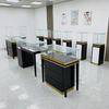 Gabinete de visualización de vidrio con tira de luz