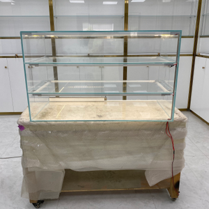 Gabinete de exhibición de pan de vidrio