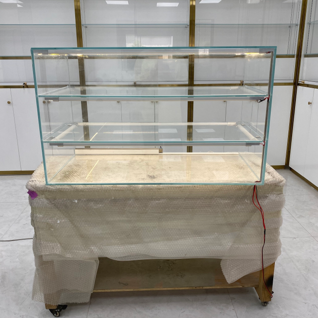 Gabinete de exhibición de pan de vidrio