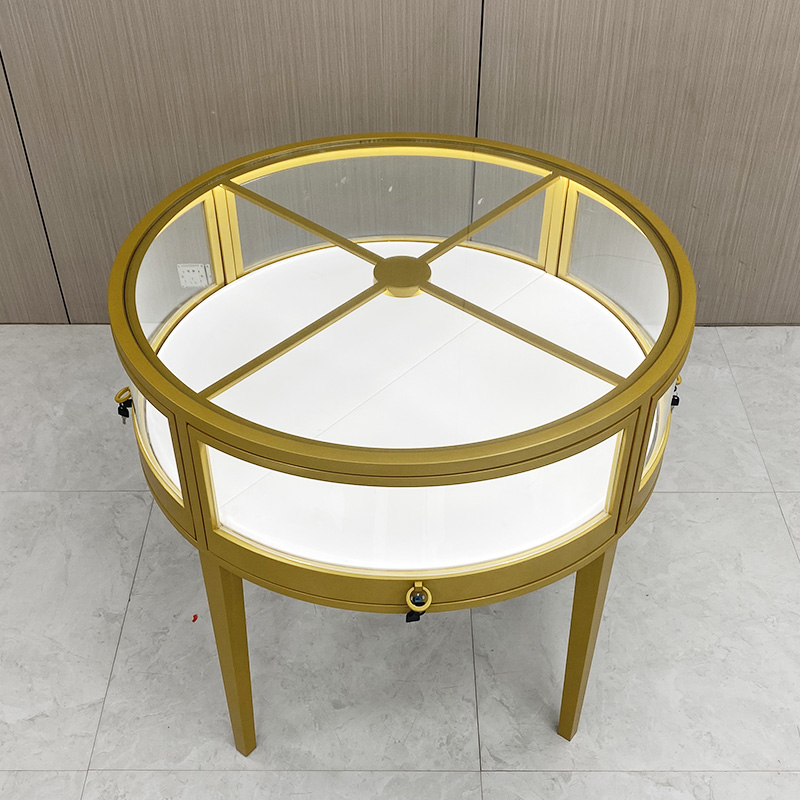 Gabinete de exhibición de joyas redondas