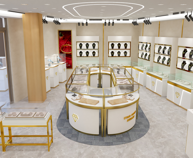 Luxury Ethan Jordan Jewelry Store: donde exquisitas exhibiciones se encuentran con joyas finas