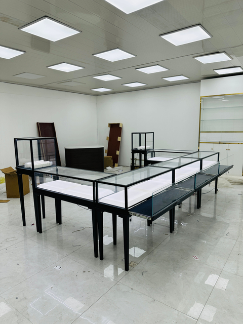 Gabinete de exhibición de joyas minoristas