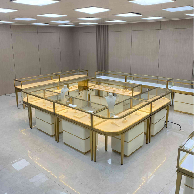 Gabinete de visualización de vidrio de alto grado