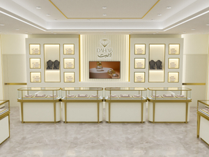 Elegante fachada de joyería Dahab: un vistazo al lujo
