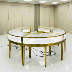 Gabinete de exhibición de vidrio para joyas