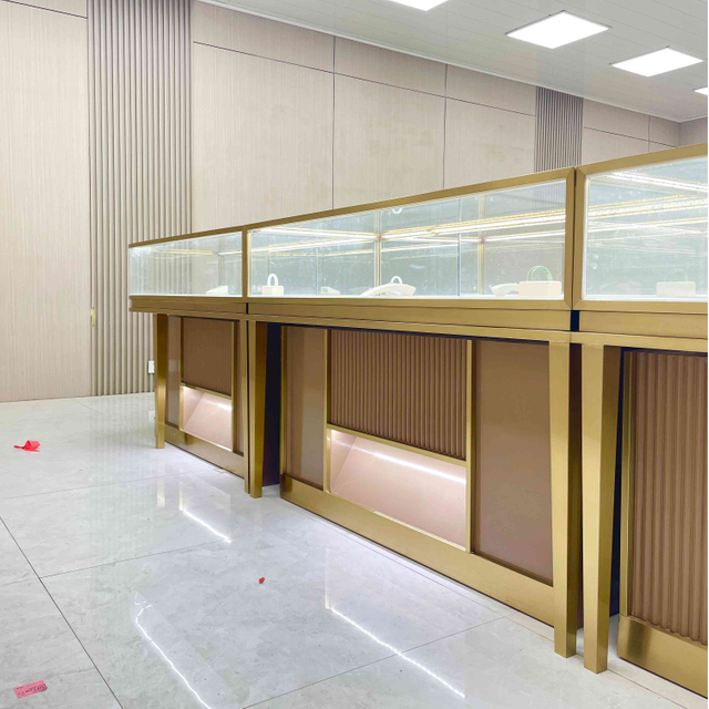 Gabinete de exhibición de joyas comerciales